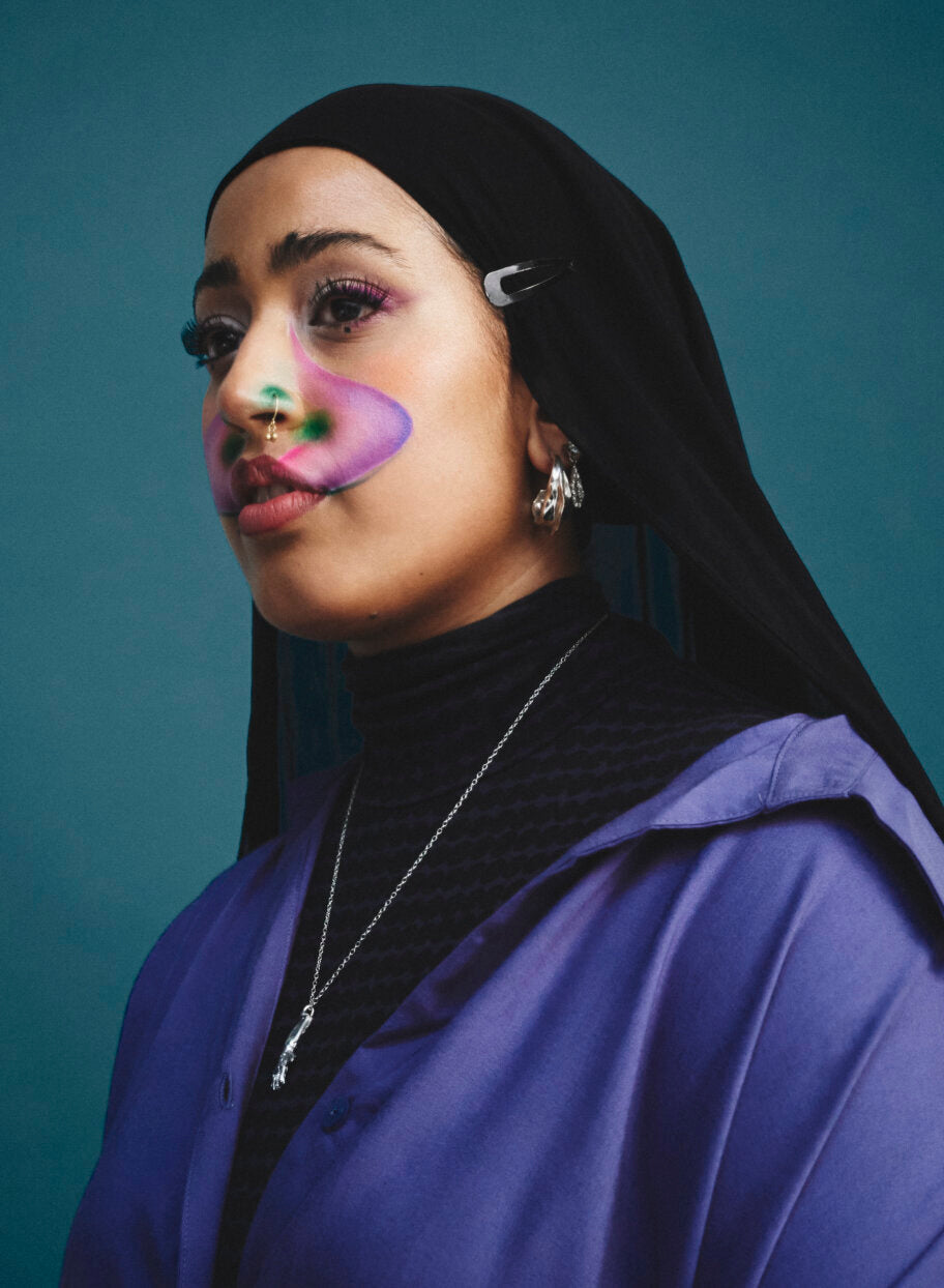 Salwa Raffe Salwa Rahman escapes into a swirl of squiggles - submissionbeauty
