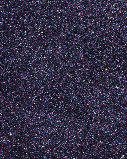 closeup photo of ariana rose glitter, purple and sparkly